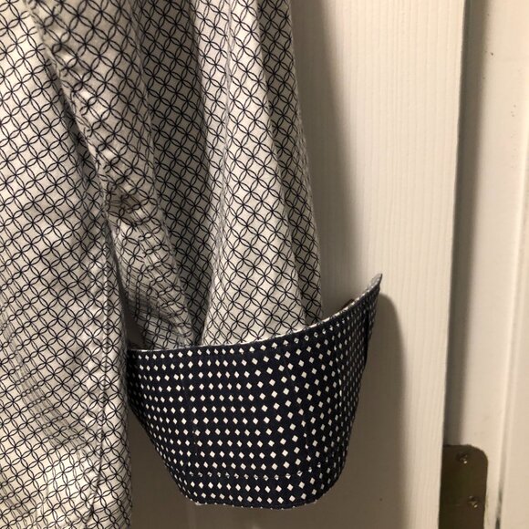 Ted Baker men's white cotton casual shirt size: 6 - Picture 4 of 5